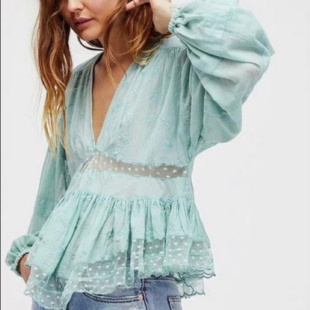 Free People Nostalgic Blouse